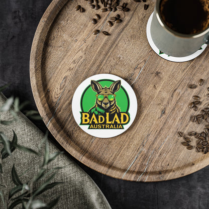 Bad Lad Bad Roo Cork Drink Coasters