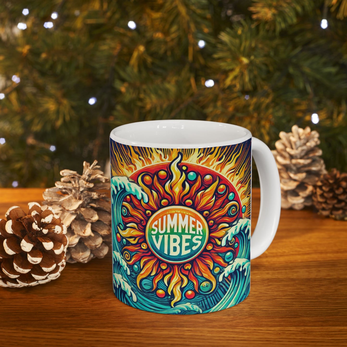 Bad Lad Oz Summer Vibes Ceramic Mug