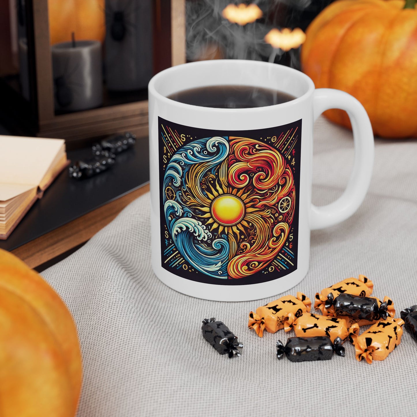 Bad Lad Oz Sun Water Wave Mug