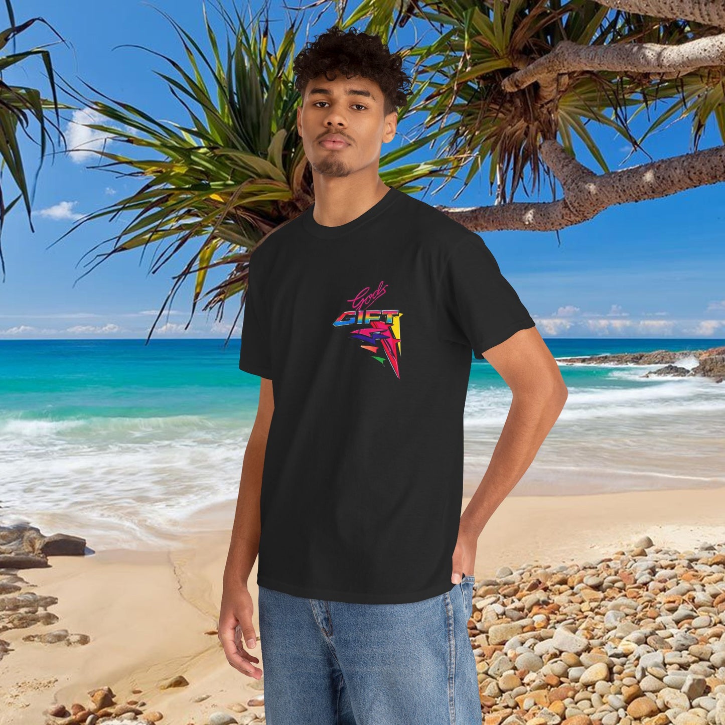 LIMITTED ADDITION Gods Gift Front & Back Waterski Racing Tribute Tee | Twin Turbo Old School Aussie Champion Game Changer