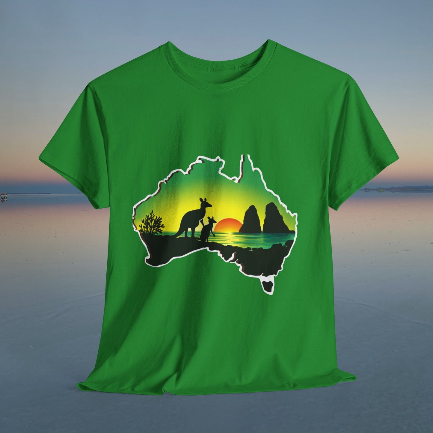 Bad Lad Map of Oz Kangaroo T-shirt
