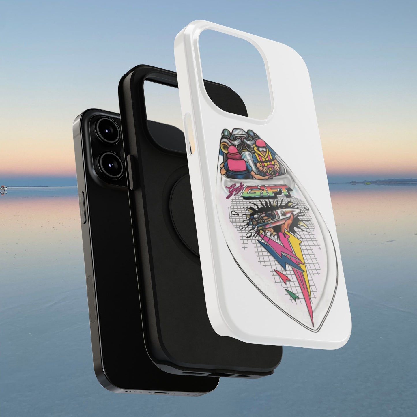 Australian Water Ski Racing Impact Resistant Gods Gift Tribute Phone Cover