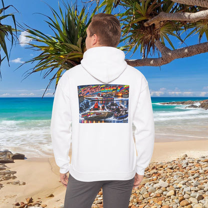 Gods Gift Tribute Hoodie Unisex Heavy Blend™ Hooded Sweatshirt Old School cool from Bad Lad Oz of the boat that changed the game Great Gift
