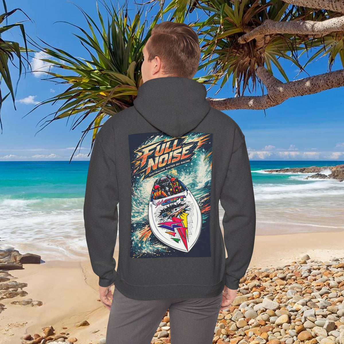 Gods Gift Water Ski Racing Hoodie | Powerboat Twin Turbo Retro Waterski Legend