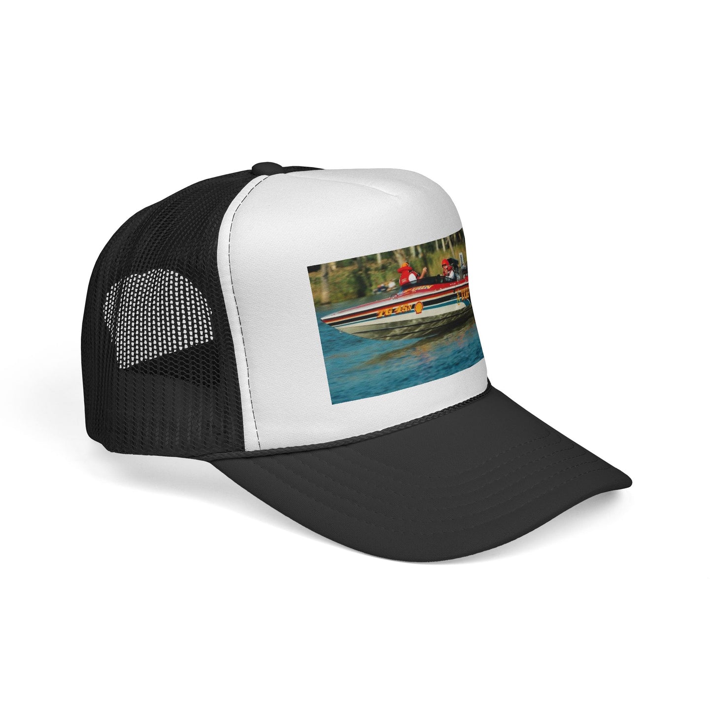 Australian Water Ski Racing Tribute Trucker Cap - TOP GUN ✈️ Bad Lad Oz celebrates the incredible success of the ski racing titan itself.