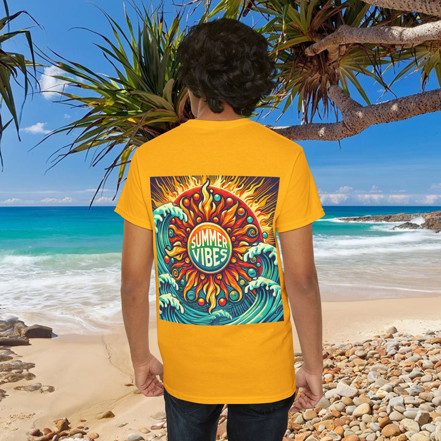 Bad Summer Vibes Back Print Tee