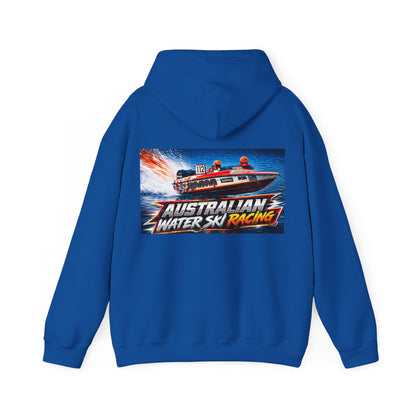 Australian Water Ski Racing Old School legend SHOWDOWN, is featured on this Bad Lad Tribute hoodie sweatshirt
