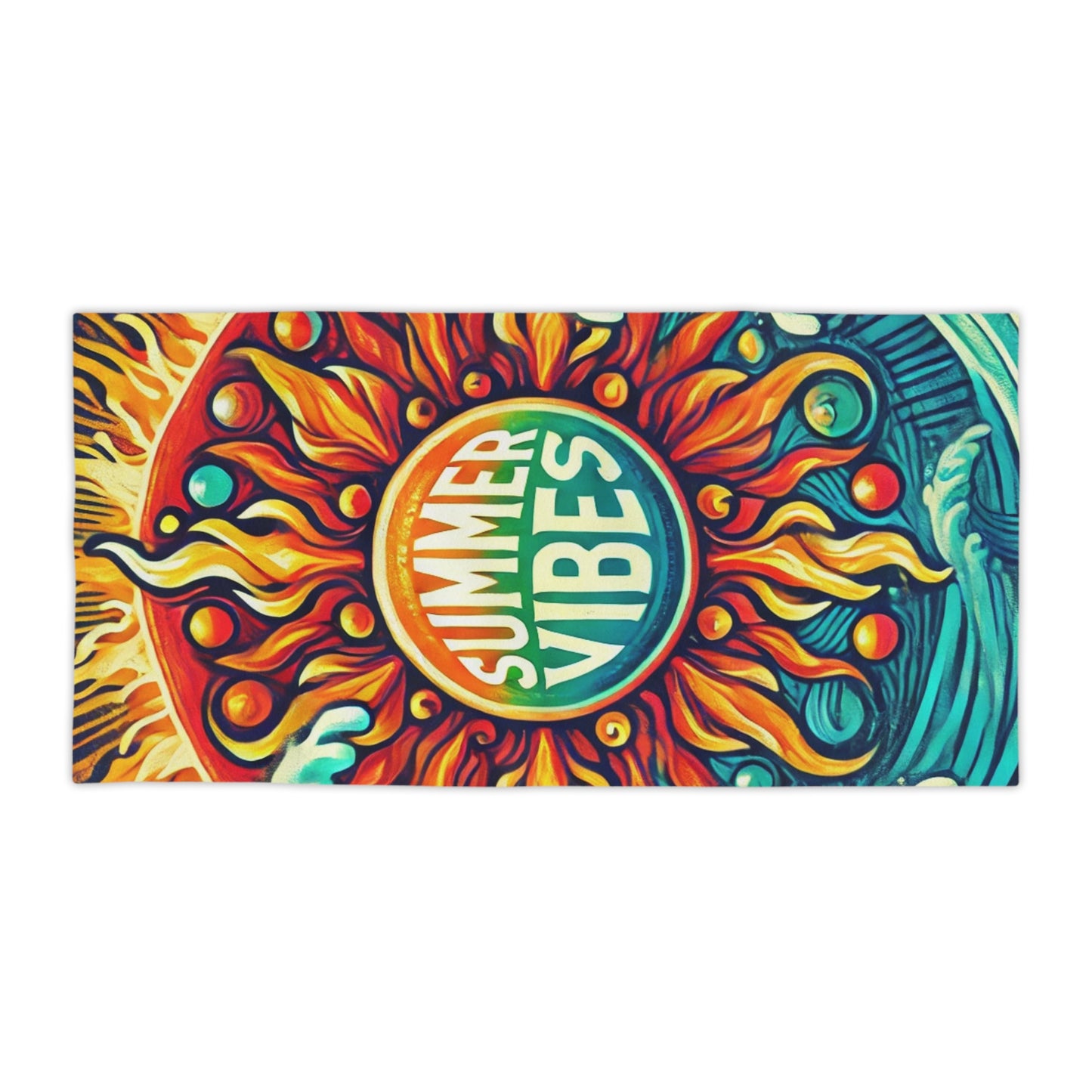 Summer Vibes Beach Towel