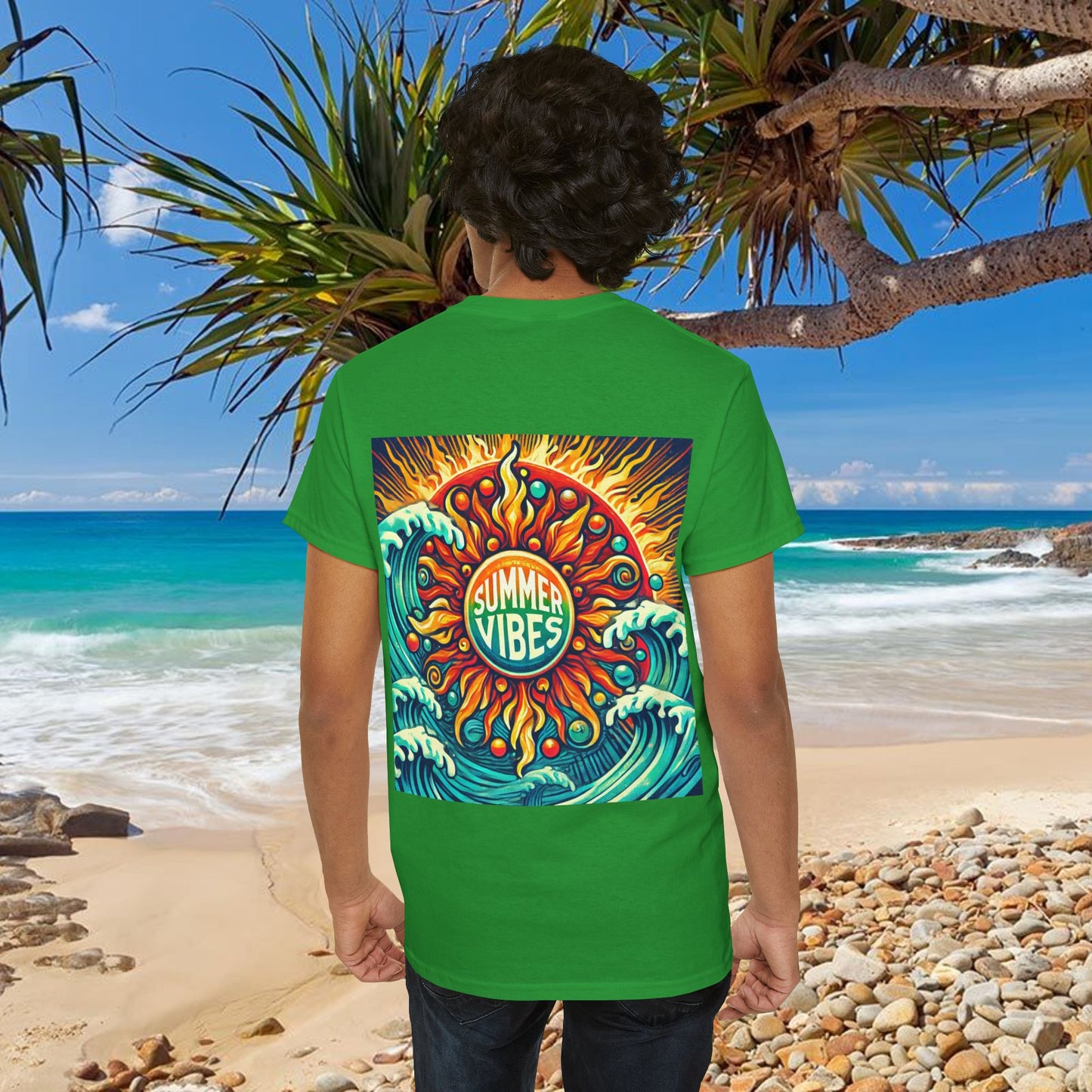 Bad Summer Vibes Back Print Tee