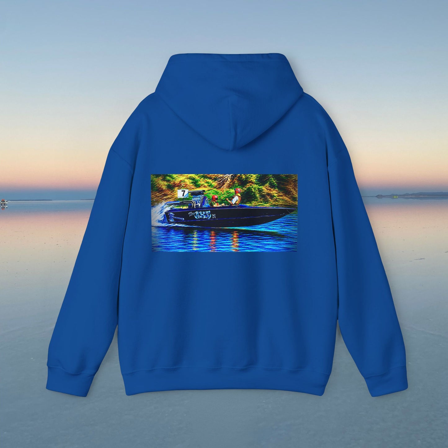The Tribute Range - THE AXE -  Australian Water Ski Racing Hoodie. Bad Lad Oz has paid homage to the iconic THE AXE with our Tribute Collection