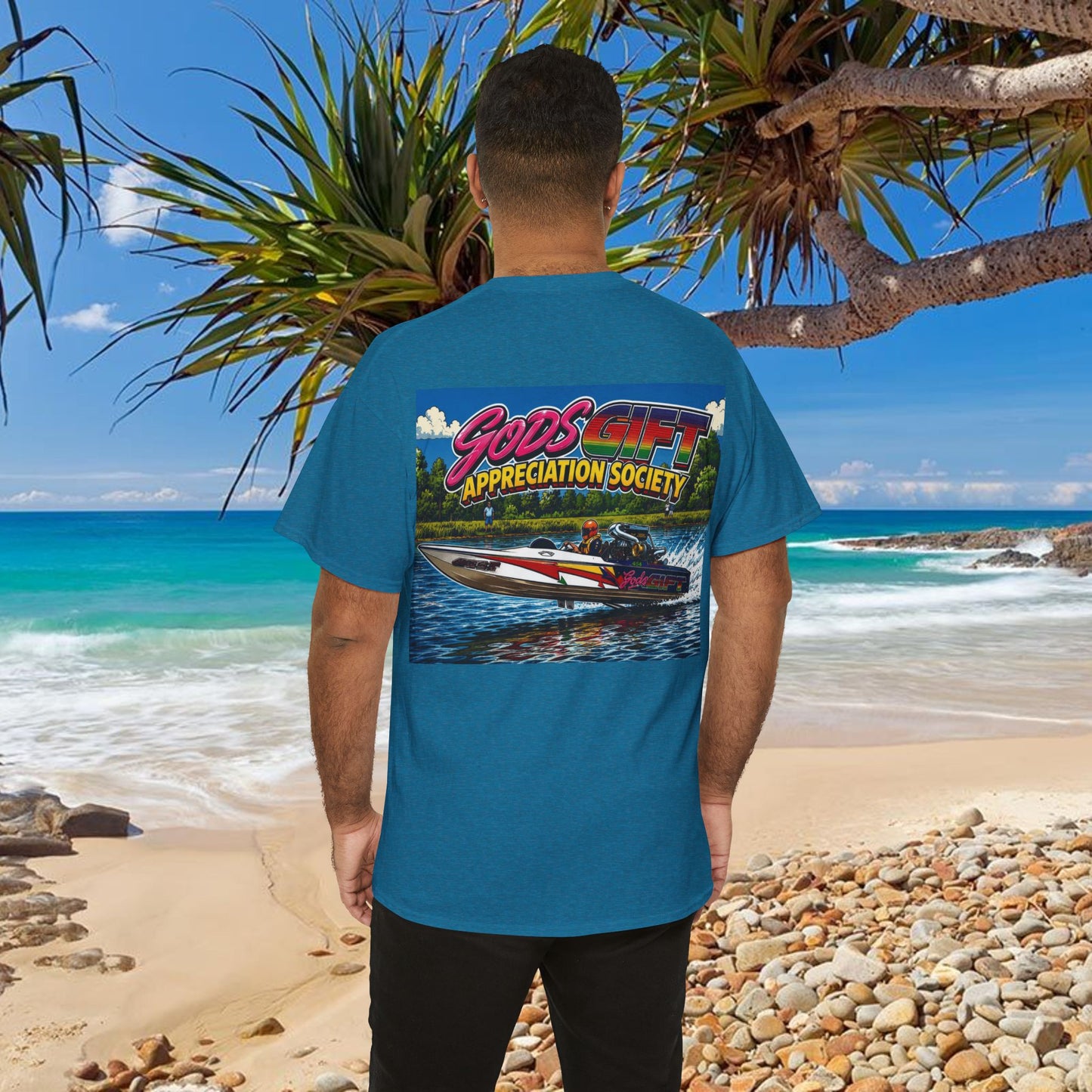 Gods Gift Appreciation Society - Tribute Range Australian Water Ski Racing Tee