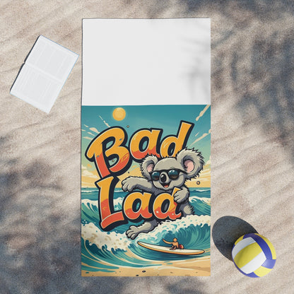 Surfing Koala Beach Towel