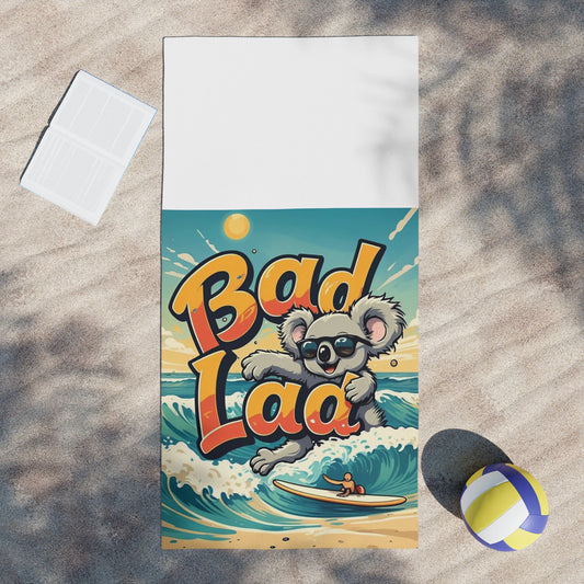 Surfing Koala Beach Towel