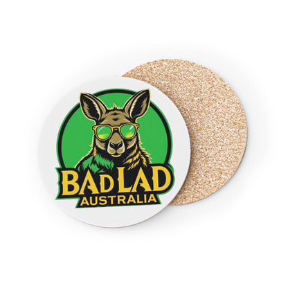 Bad Lad Bad Roo Cork Drink Coasters