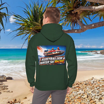 Australian Water Ski Racing Old School legend SHOWDOWN, is featured on this Bad Lad Tribute hoodie sweatshirt