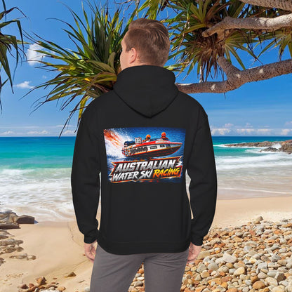 Australian Water Ski Racing Old School legend SHOWDOWN, is featured on this Bad Lad Tribute hoodie sweatshirt