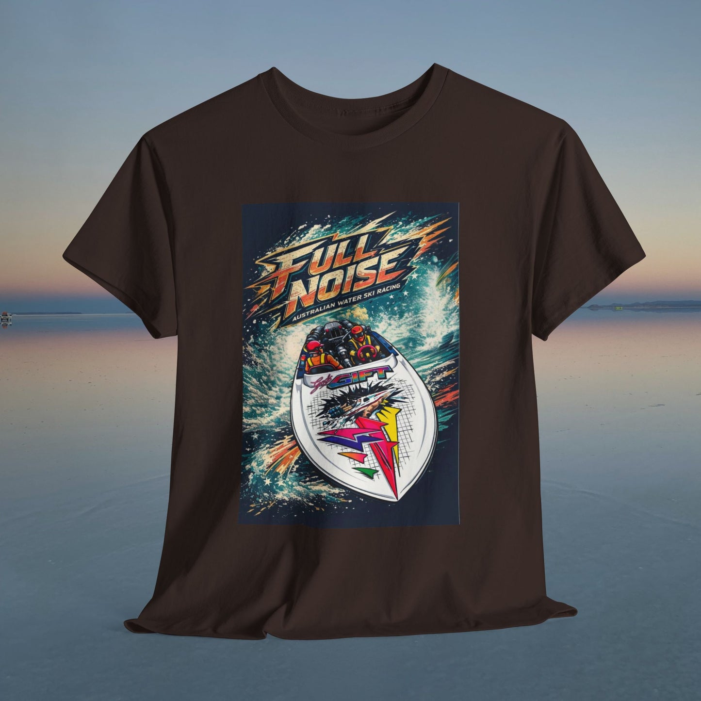 Gods Gift Australian Waterski Racing Boat Tribute Tee | Twin Turbo Old School Aussie Champion Game Changer