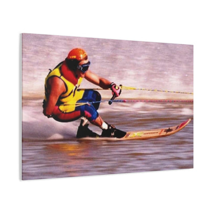 Australian Water Skiing Canvas Wall Art - Down Low