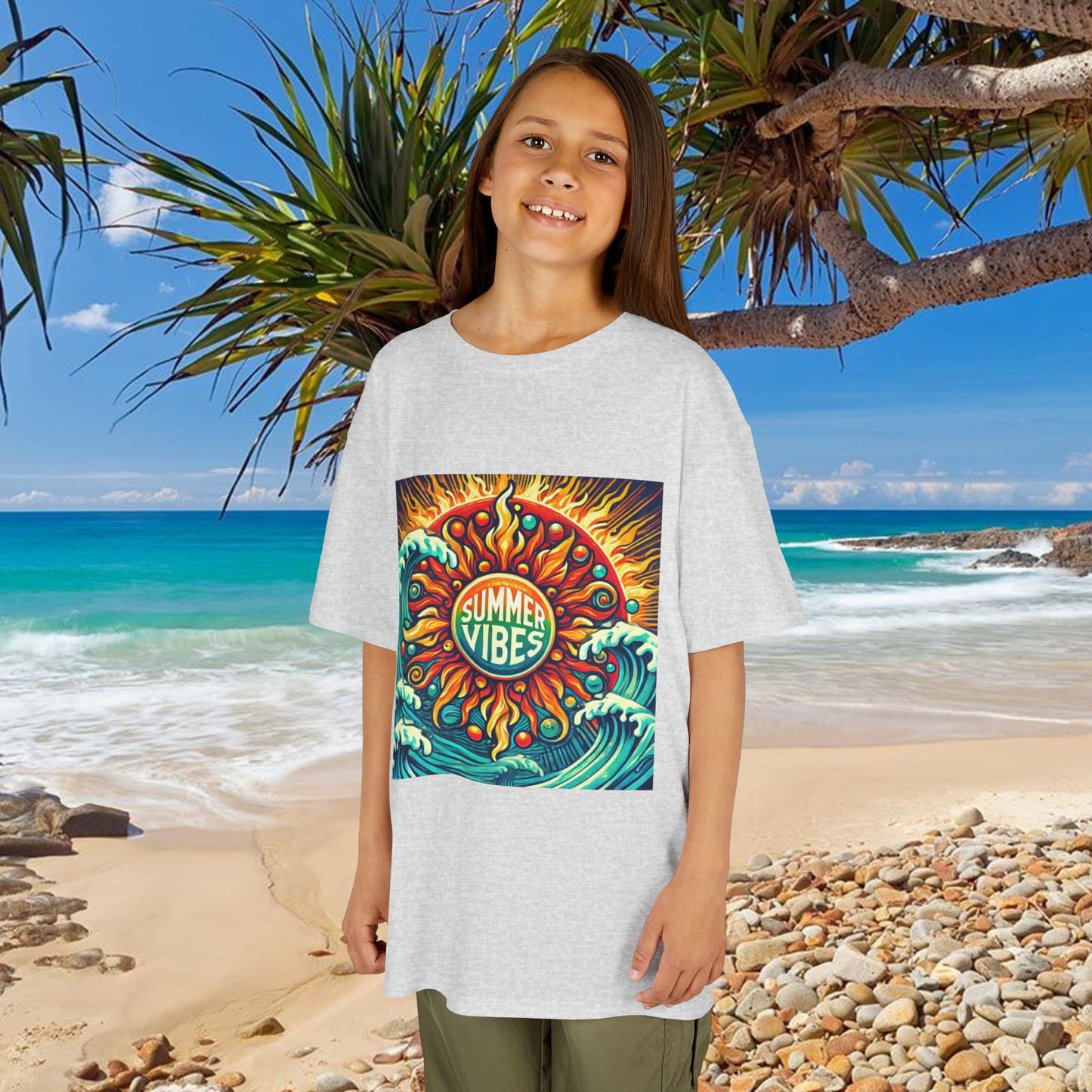 Summer Vibes Kids Tshirt