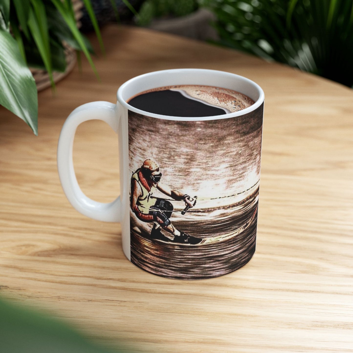 Iconic Down Low Water Ski Racing Mug