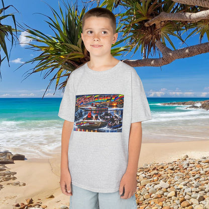Gods Gift Kids Tribute Tshirt design is colourful and bright with some old school cool from Bad Lad Oz  A great unisex idea