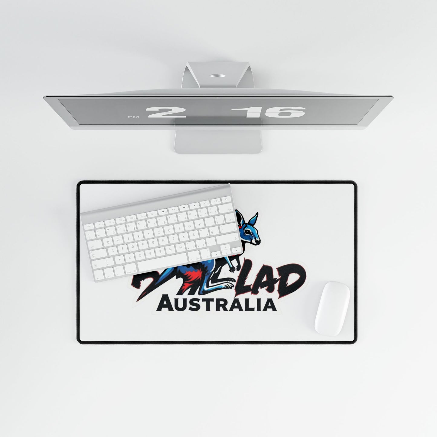 Bad Lad Australia Ski Racing Mouse Pad