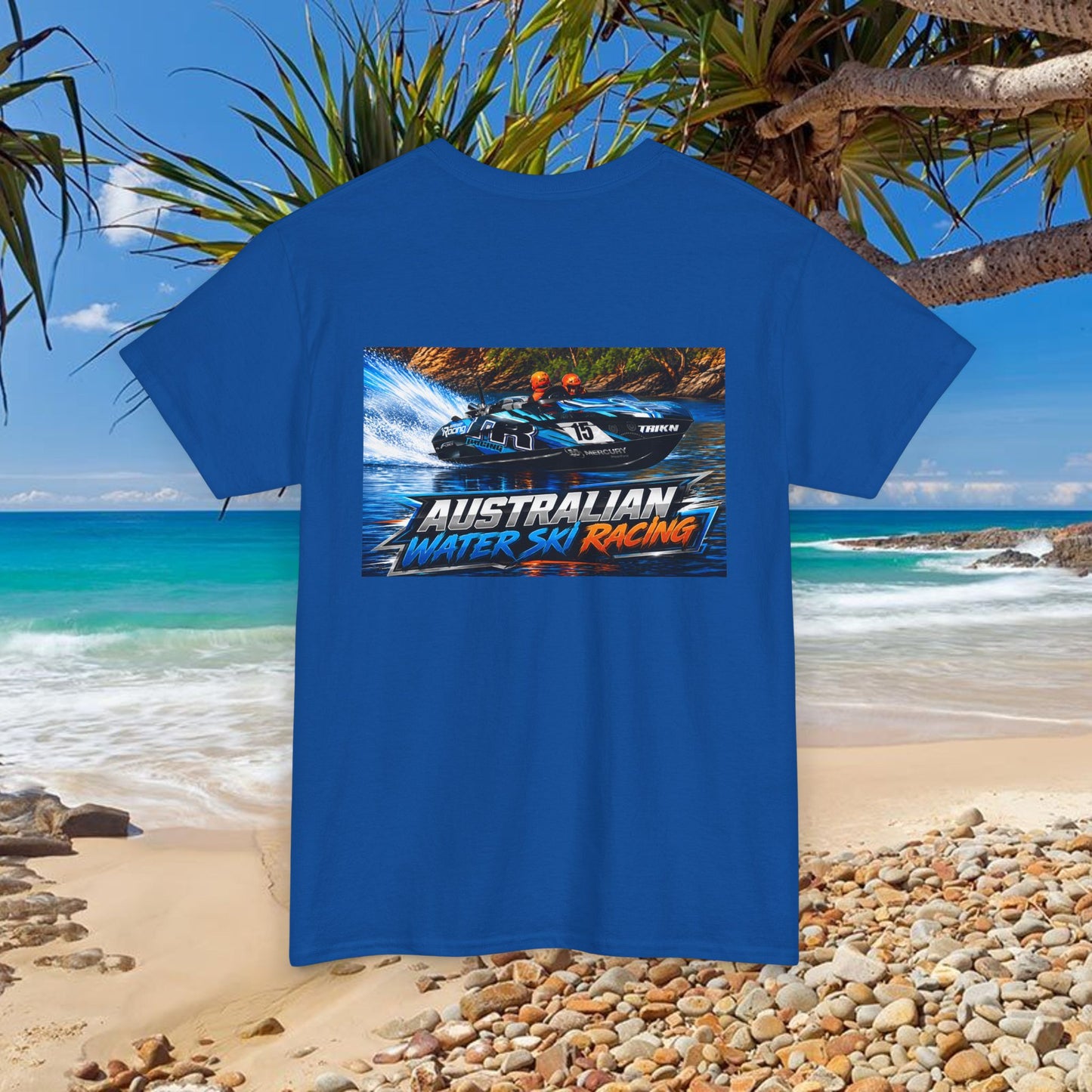 Australian Water Ski Racing Tee featuring the Champion Team from TR  Waterski Race T-shirts