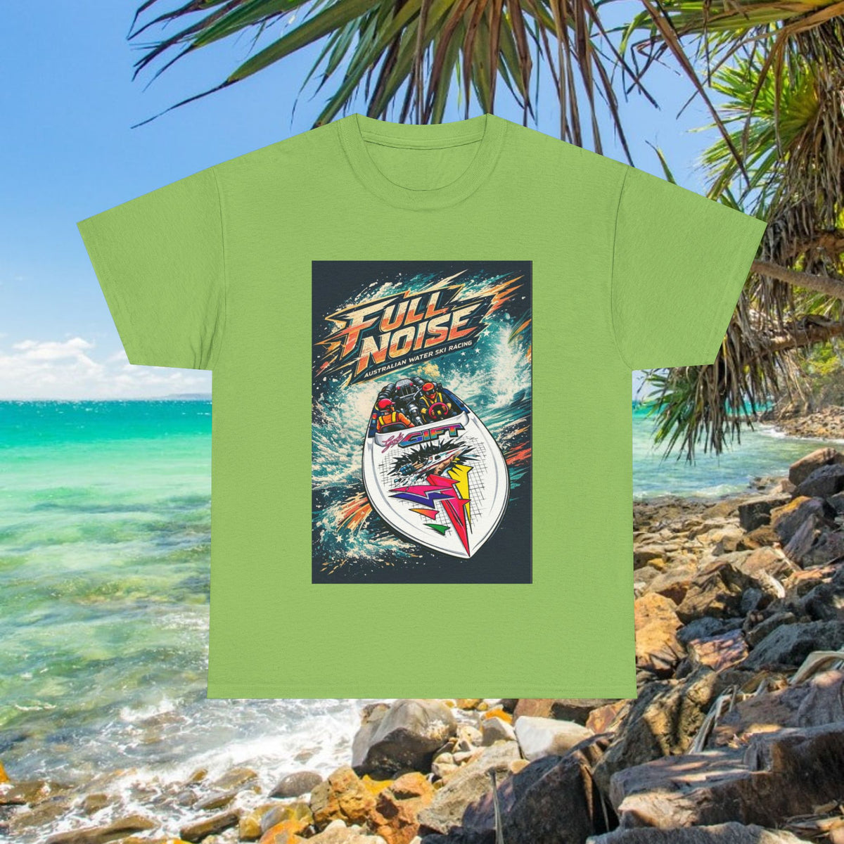 Gods Gift Australian Waterski Racing Boat Tribute Tee | Twin Turbo Old School Aussie Champion Game Changer