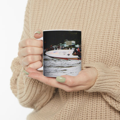 Bad Lad Iconic Gods Gift Powerboat Racing Ceramic Mug
