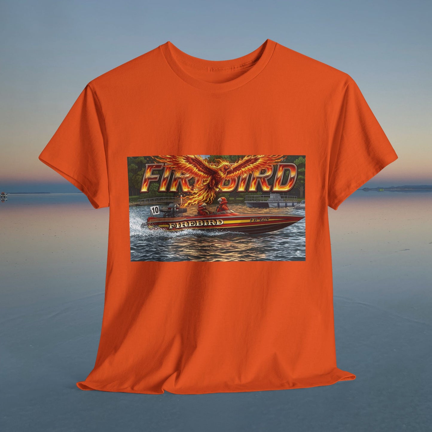 Australian Water Ski Racing Tribute Tee - Firebird