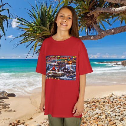 Gods Gift Kids Tribute Tshirt design is colourful and bright with some old school cool from Bad Lad Oz  A great unisex idea