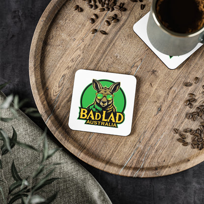 Bad Lad Bad Roo Cork Drink Coasters