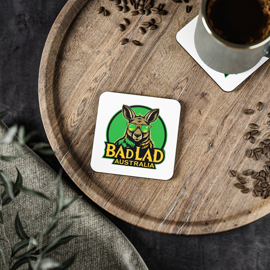 Bad Lad Bad Roo Cork Drink Coasters