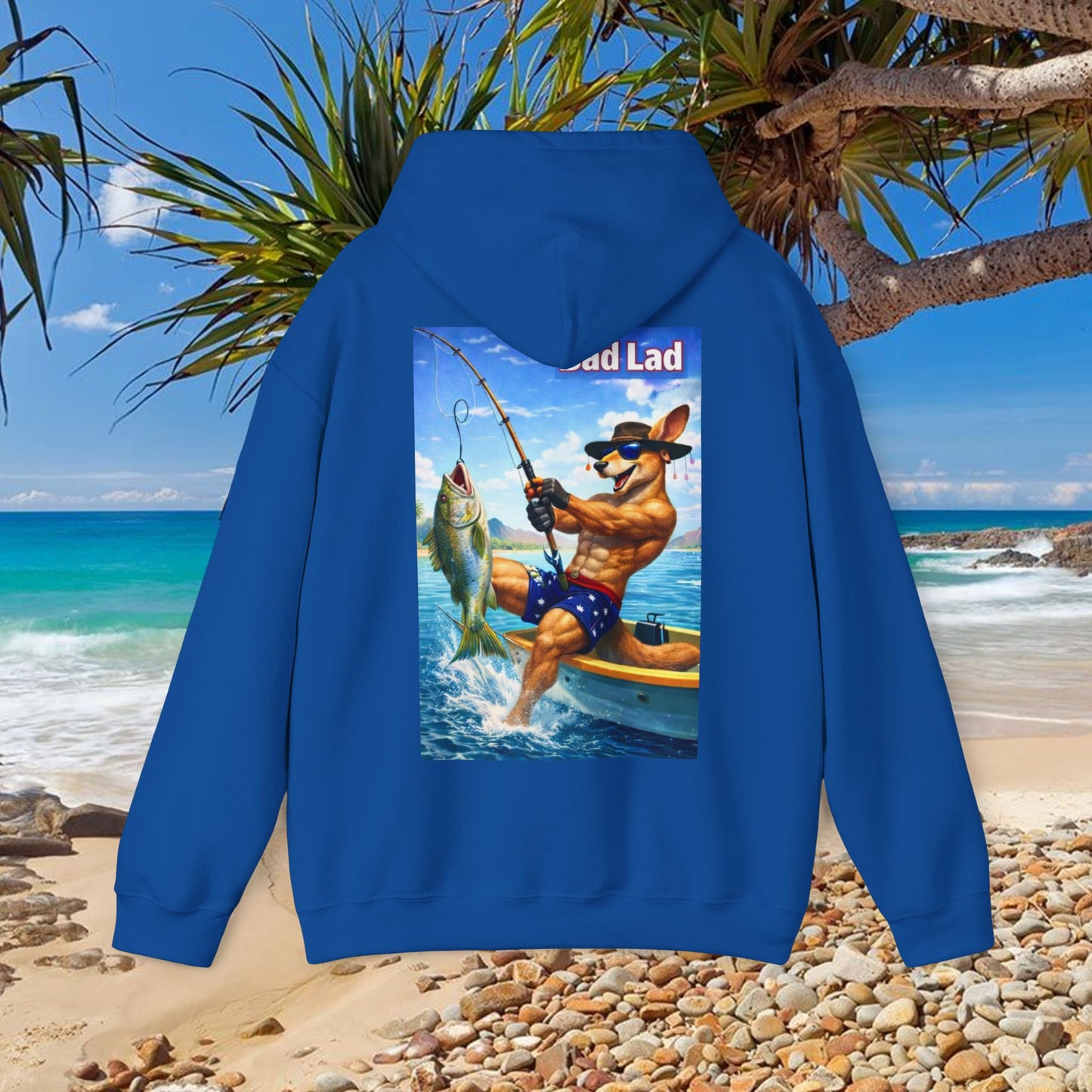 Bad Lad Oz Action Roo Fishing Hoodie