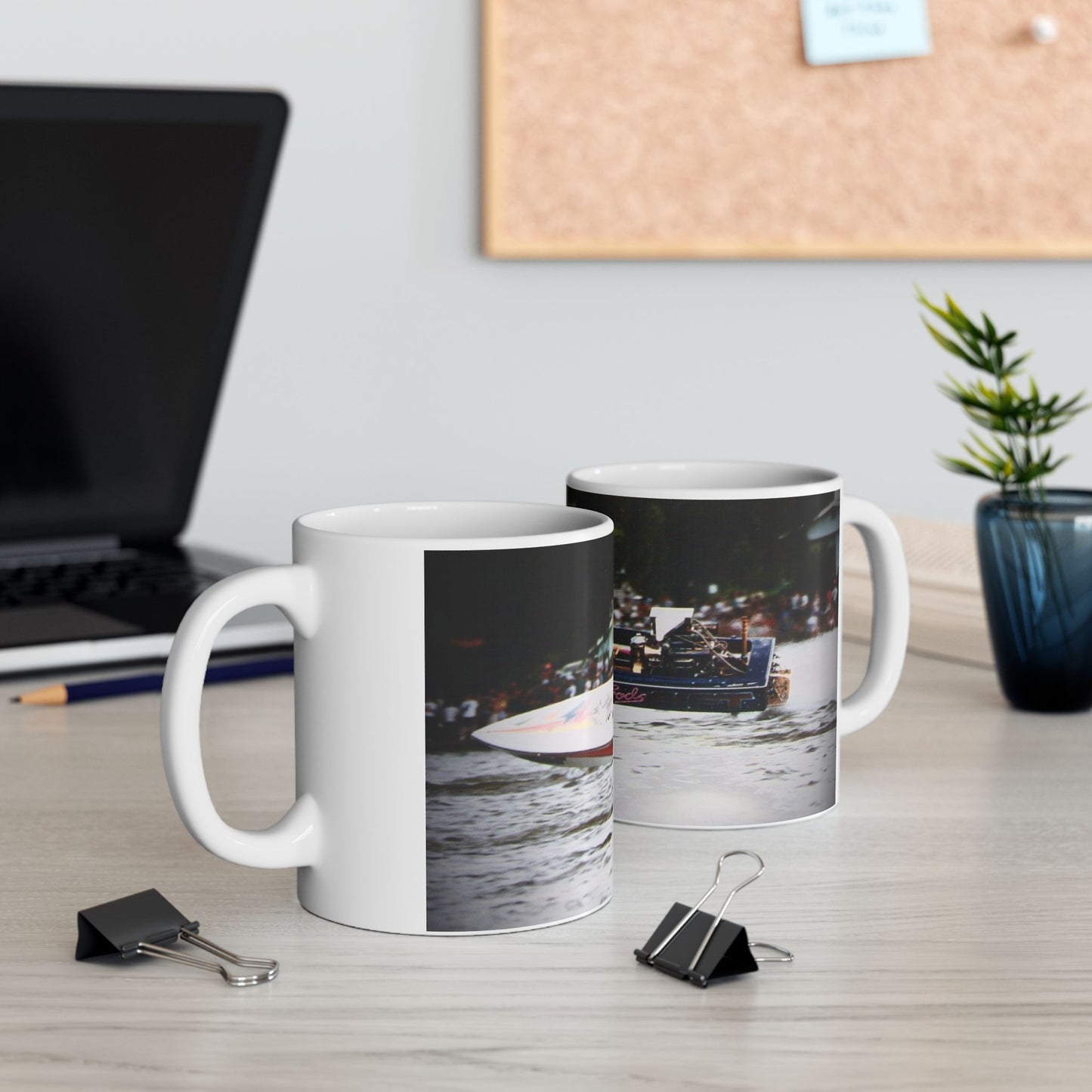 Bad Lad Iconic Gods Gift Powerboat Racing Ceramic Mug