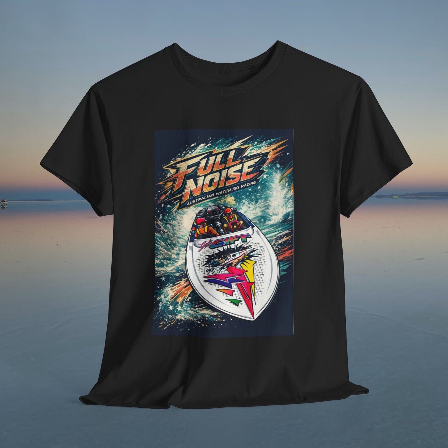 Gods Gift Australian Waterski Racing Boat Tribute Tee | Twin Turbo Old School Aussie Champion Game Changer