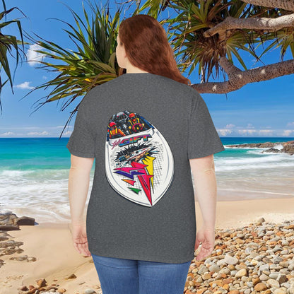 LIMITTED ADDITION Gods Gift Front & Back Waterski Racing Tribute Tee | Twin Turbo Old School Aussie Champion Game Changer