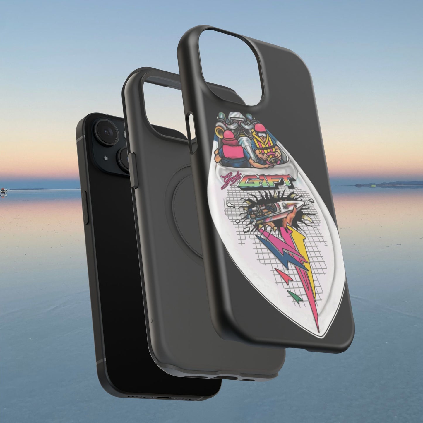 Australian Water Ski Racing Impact Resistant Gods Gift Tribute Phone Cover