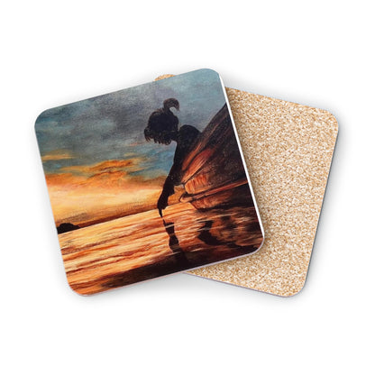 Reflection Cork Drink Coasters