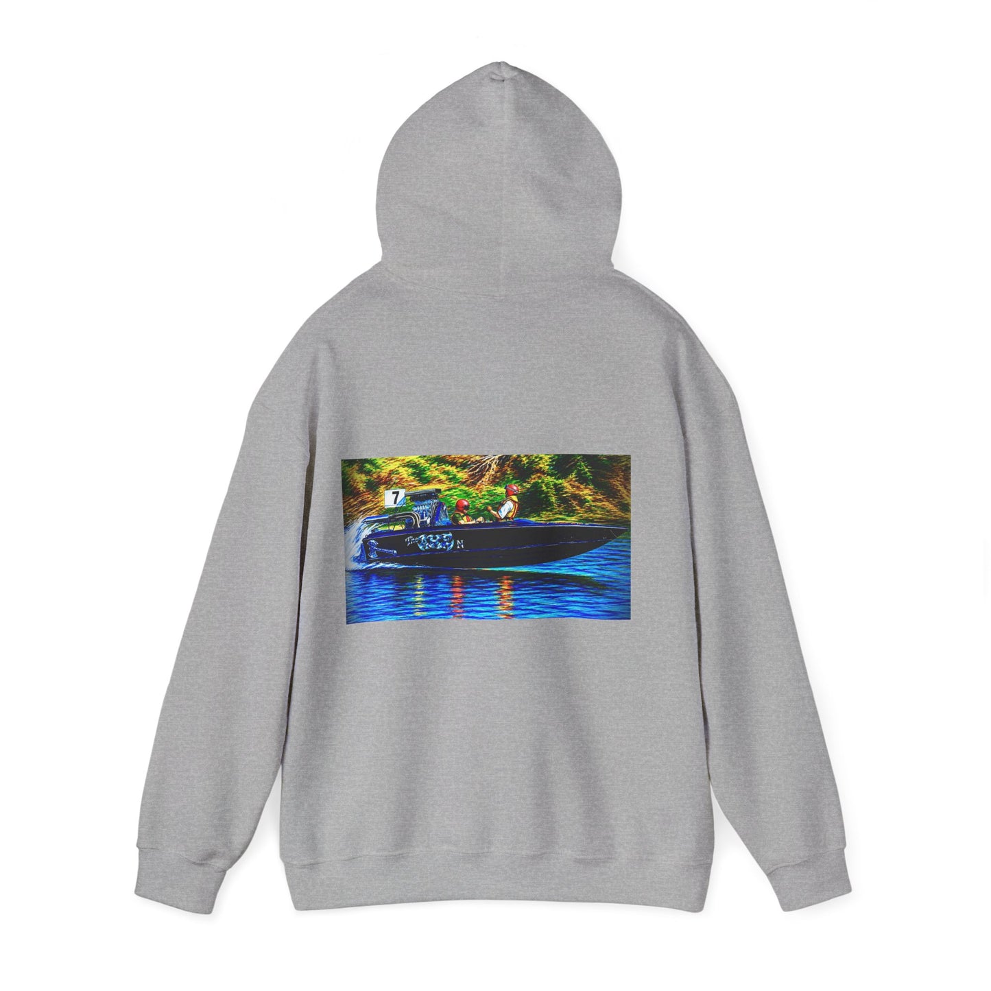 The Tribute Range - THE AXE -  Australian Water Ski Racing Hoodie. Bad Lad Oz has paid homage to the iconic THE AXE with our Tribute Collection