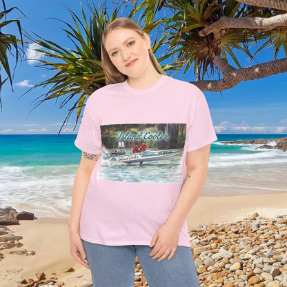 ISLAND 🏝️ COOLER Australian Water Ski Racing Tribute Range T-shirt Celebrates the Original Kings of the Murray