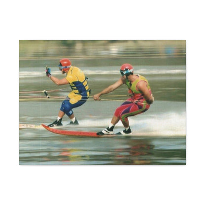 The Bird Water Skiing Canvas Wall Art