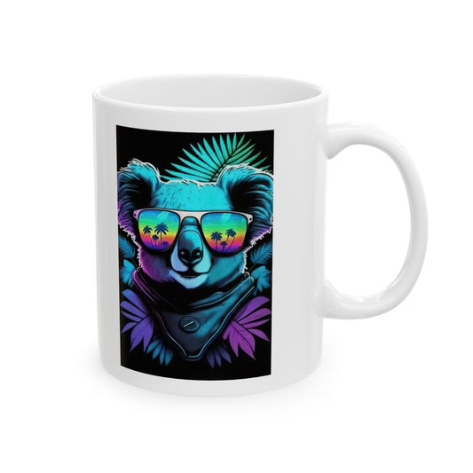 Bad Lad Terminator Koala Ceramic Coffee Mug
