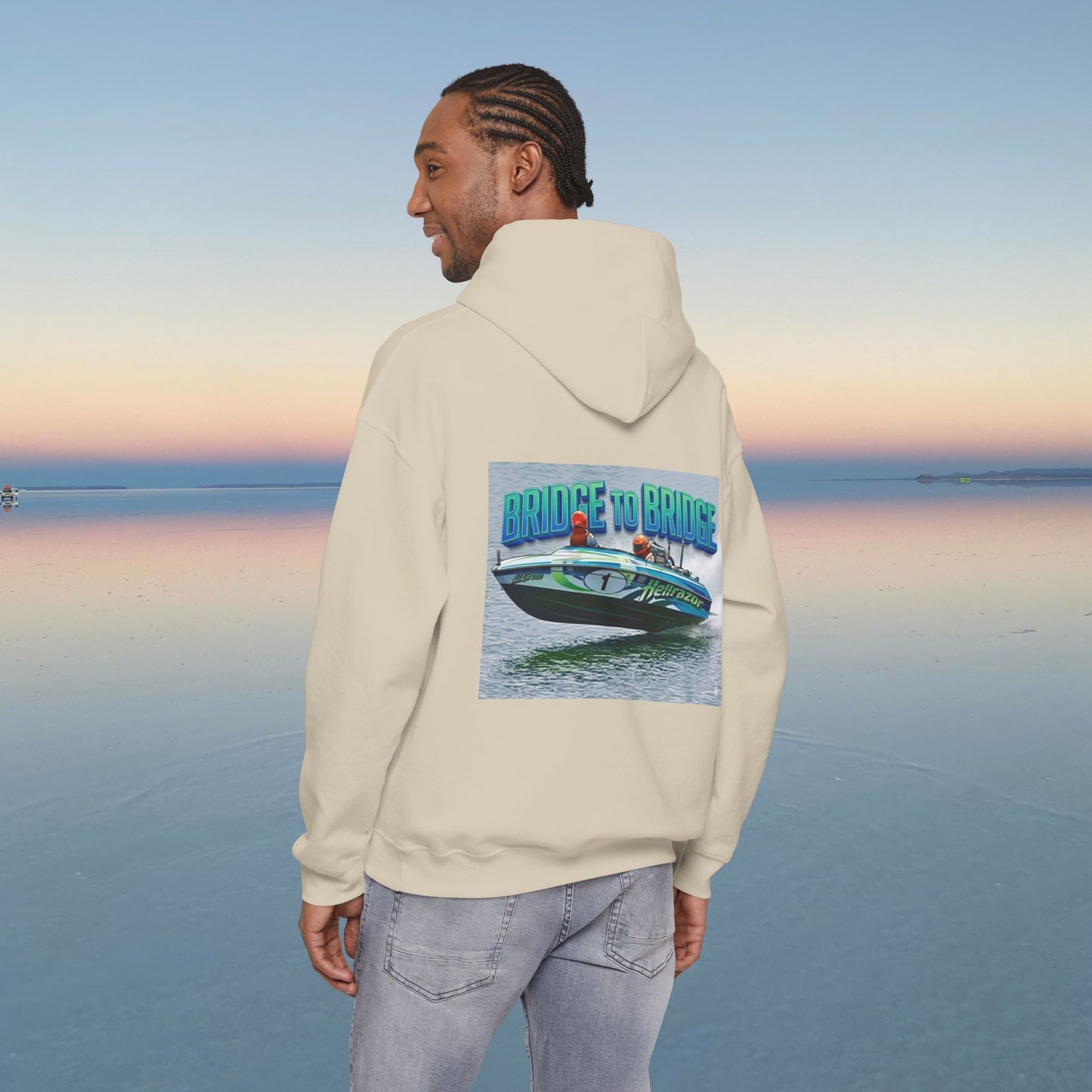 HELLRAZOR Bad Lad Oz Ski Racing Tribute Hoodie Aussie