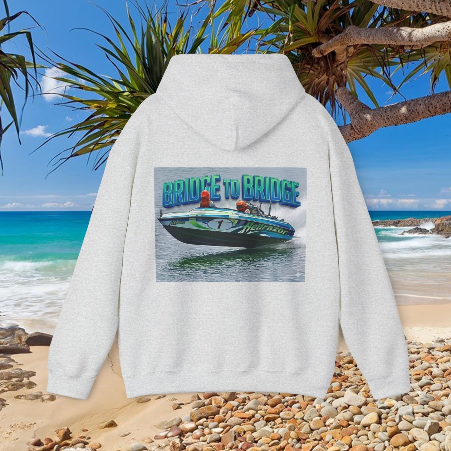 HELLRAZOR Bad Lad Oz Ski Racing Tribute Hoodie Aussie