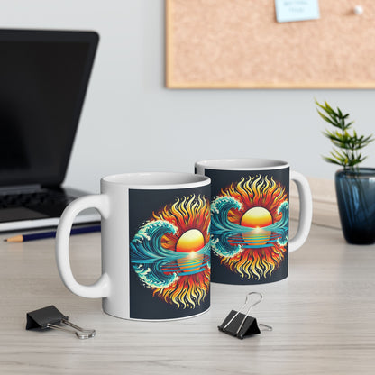 Bad Lad Oz Space Wave Coffee Cup