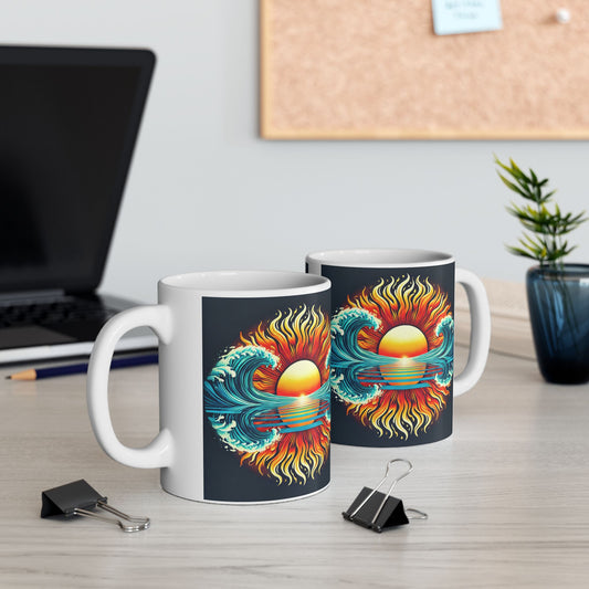 Bad Lad Oz Space Wave Coffee Cup