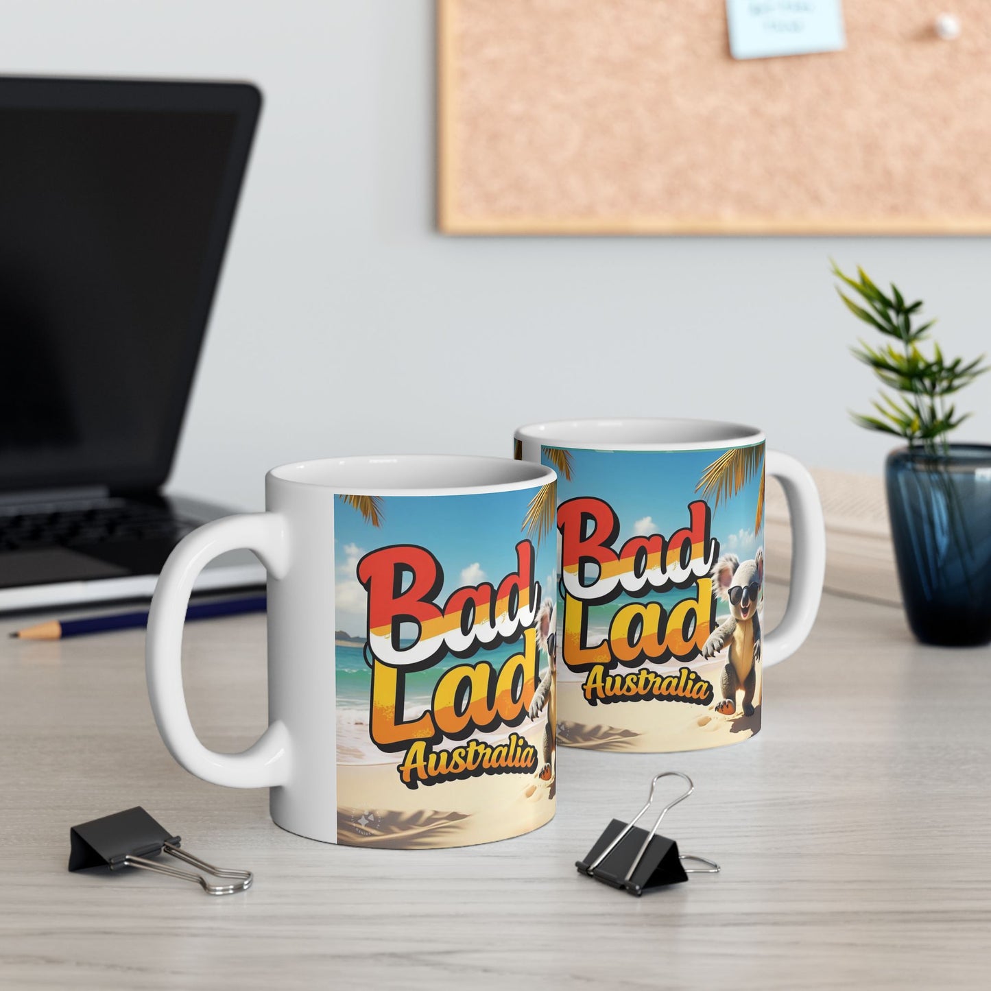 Bad Lad Australian Pride Koala Mug
