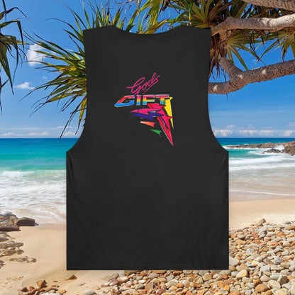 Water Ski Racing Gods Gift Tribute Tank Top - Reverse
