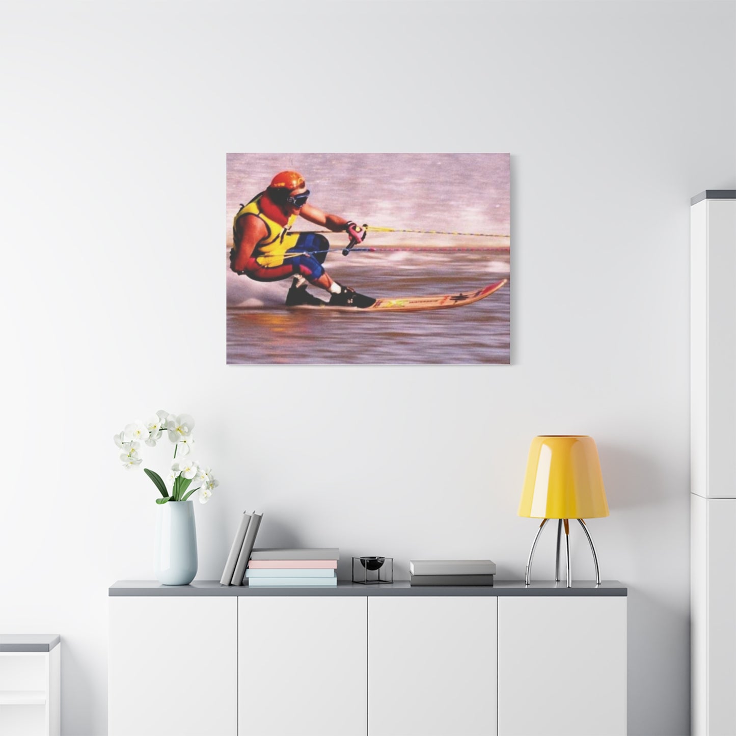 Australian Water Skiing Canvas Wall Art - Down Low